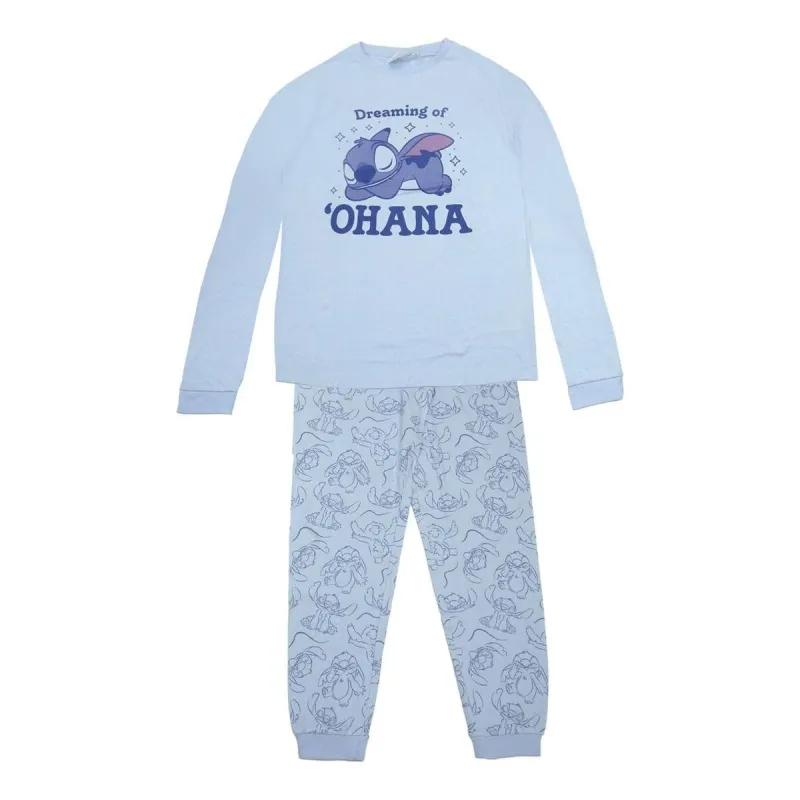 Pižama Stitch Šviesiai mėlyna