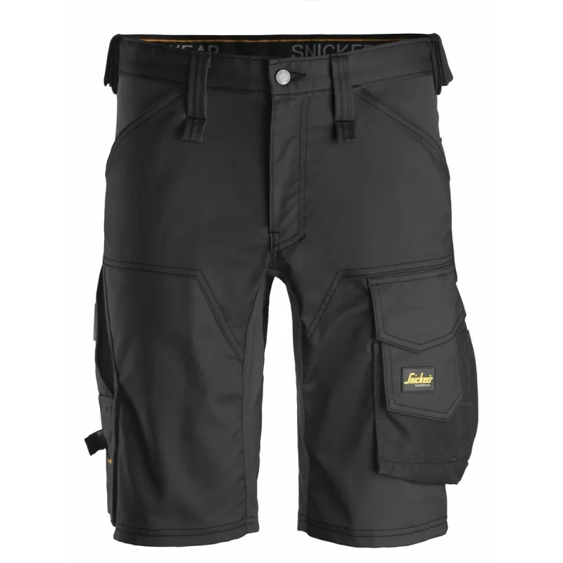 Miesten Shortsit Snickers Workwear Musta