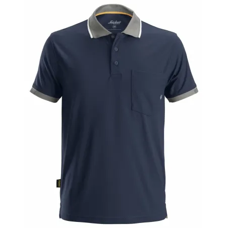Miesten lyhythihainen poolopaita Snickers Workwear 2724 Polo AllroundWork Technology 37.5® Laivastonsininen