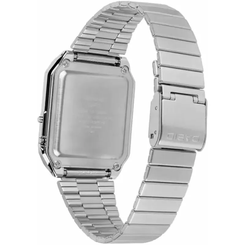 Miesten rannekellot Casio CA-500WE-4BEF Hopeinen (Ø 34 mm)