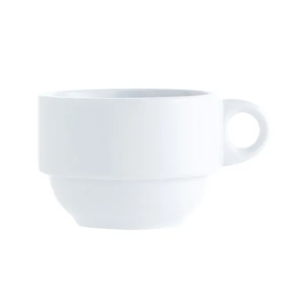 Tējas un kafijas tase Quid Basic Balts 250 ml (12 gb.)