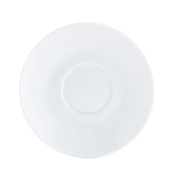 Plate Quid Basic Coffee Ceramic White (12,5 cm) (Pack 12x)