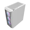 Darkflash DK352 Plus computer case (black and white) + 4 ARGB fans