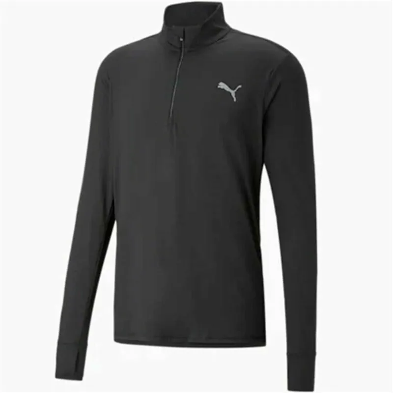Naisten T-paita Puma Run Favorite Musta Unisex