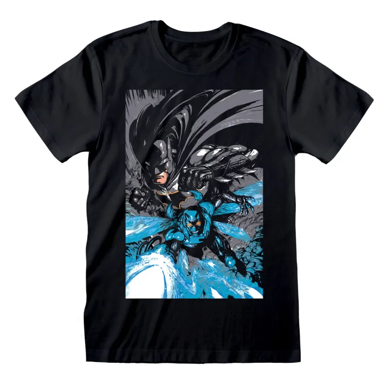 Lühikeste varrukatega T-särk Batman Team Up Must Unisex