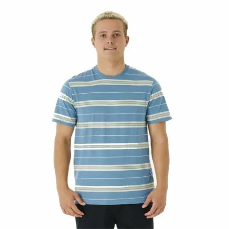 T-paita Rip Curl Surf Revival Stripe Akvamariini Miehet