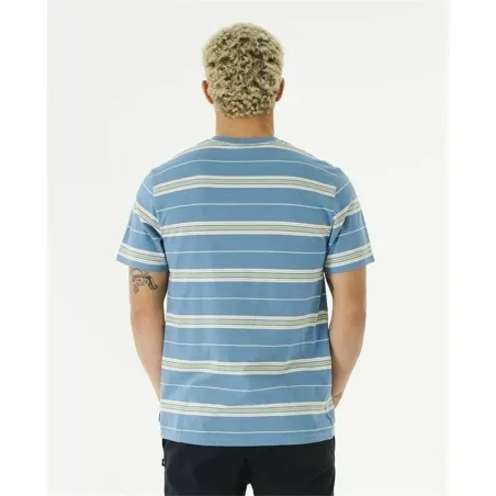 t-krekls Rip Curl Surf Revival Stripe Aquamarine Vīriešu