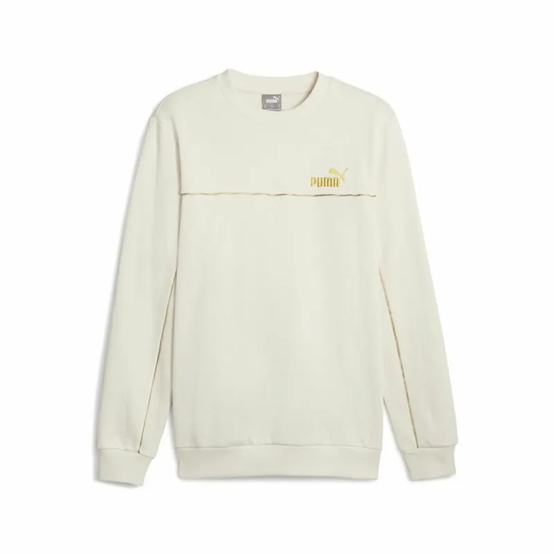 Miesten huputon collegepaita Puma ESS+ Minimal Gold Cr Beige