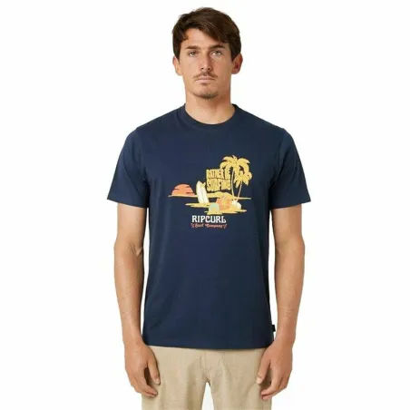 T-paita Rip Curl Framed Laivastonsininen Miehet