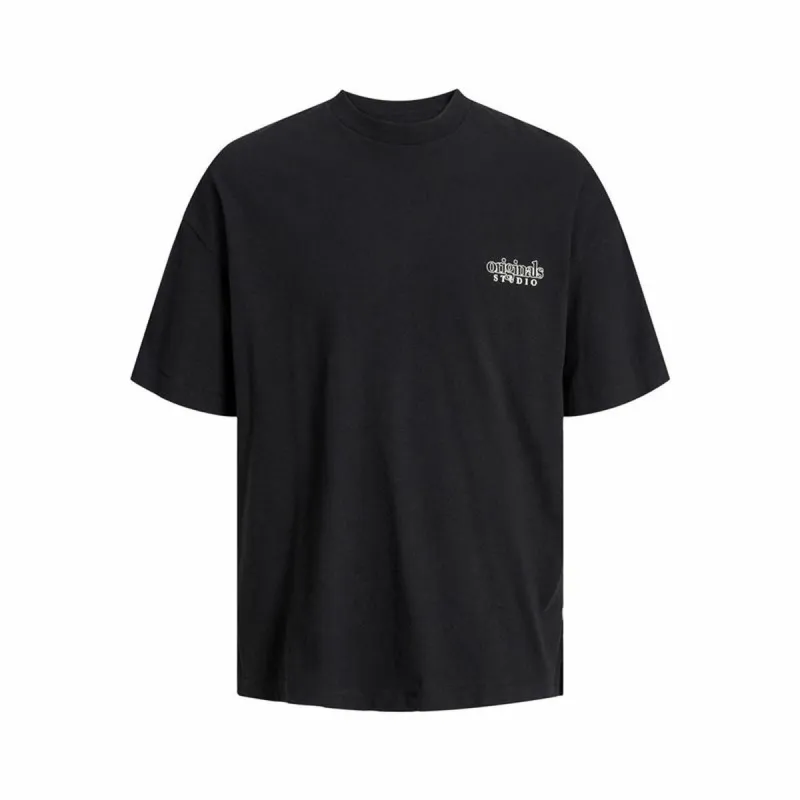 Vyriški marškinėliai su trumpomis rankovėmis Jack & Jones bari Back Juoda Vyras