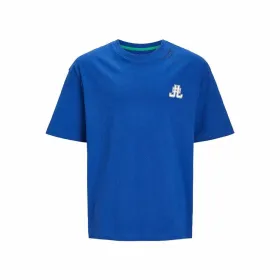 Lasten Lyhythihainen paita Jack & Jones Jorcole Back Print Tee Ss Sininen