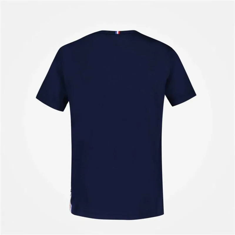 Vaikiška Marškinėliai su trumpomis rankovėmis Le coq sportif N°1 Tricolore Tamsiai mėlyna