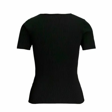 Sieviešu Krekls ar Īsām Piedurknēm Jack & Jones Jxsky Ss Knit Melns