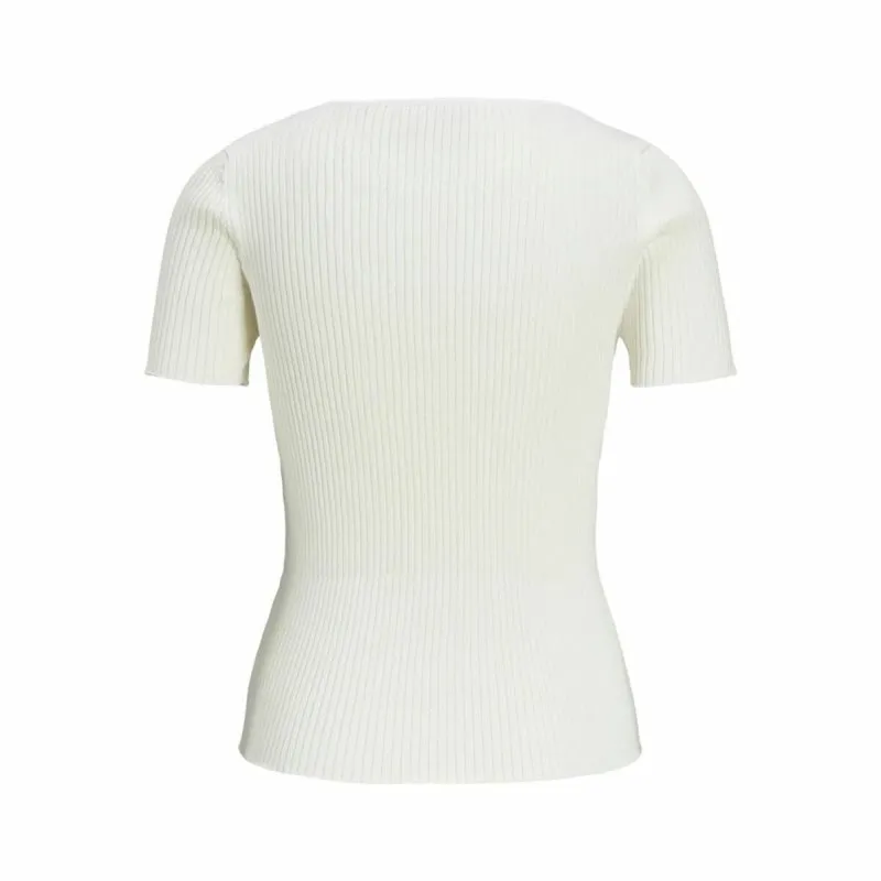 Футболка с коротким рукавом женская Jxsky Ss Jack & Jones Cloud Dancer Теплый белый
