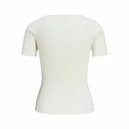 Футболка с коротким рукавом женская Jxsky Ss Jack & Jones Cloud Dancer Теплый белый