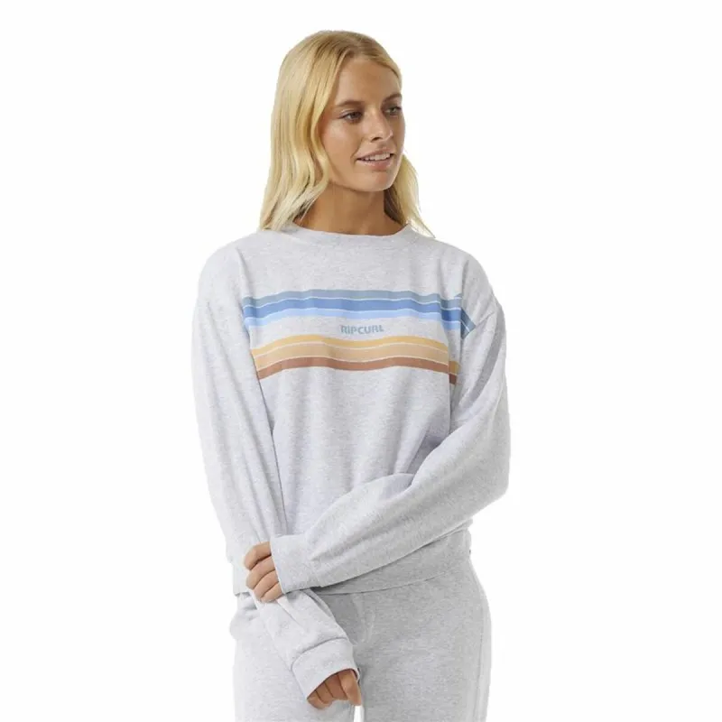 Dressipluus ilma kapuutsita, naiste Rip Curl High Tide Surf Crew Hall