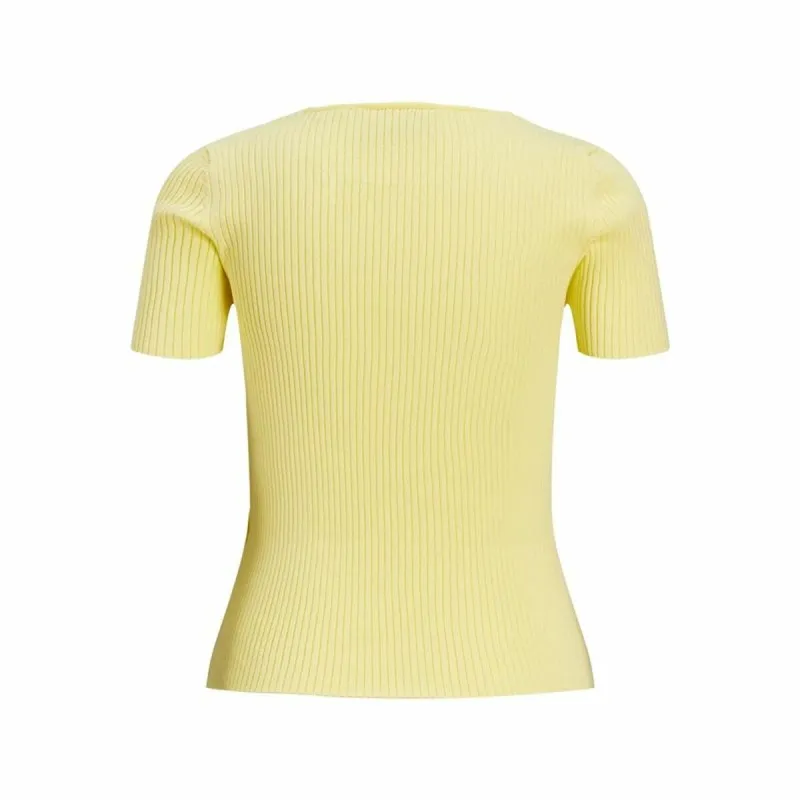 Sieviešu Krekls ar Īsām Piedurknēm Jxsky Ss Jack & Jones French Vanilla Dzeltens