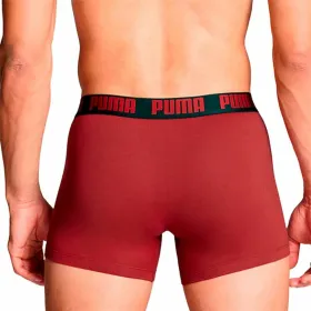 Vyriški apatiniai šortai Puma burgundy Raudona