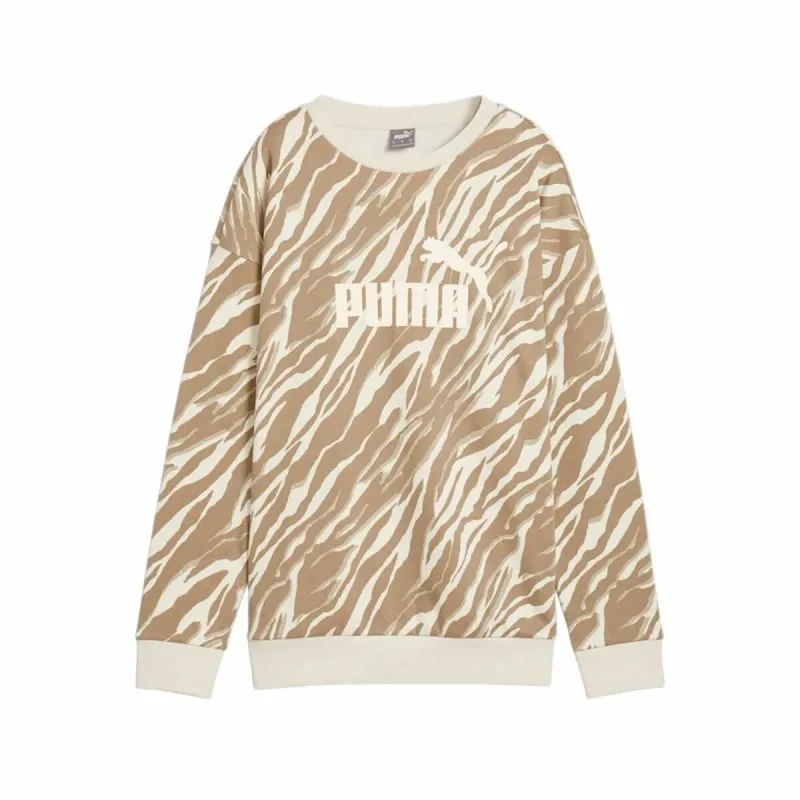 Sieviešu Sporta Krekls bez Kapuča Puma Essentials+ Animal Aop Crew Fl Mujer