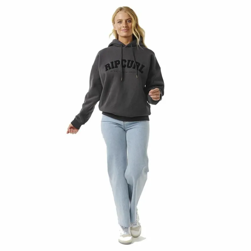 Naisten huppari Rip Curl Varsity Musta