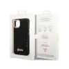 Guess Croco Collection - Case for iPhone 14 Plus (Black)