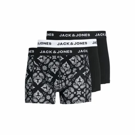 Vīriešu Bokseršorti Jack & Jones Jacparis Trunks Melns