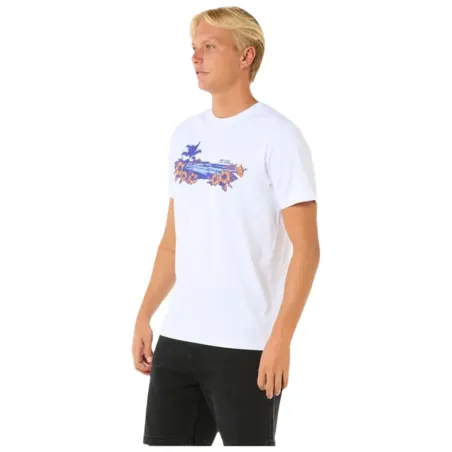 Футболка с коротким рукавом мужская Rip Curl Surf Paradise Белый
