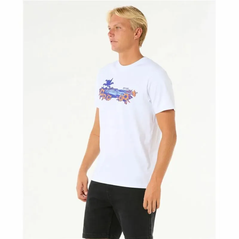 Футболка с коротким рукавом мужская Rip Curl Surf Paradise Белый