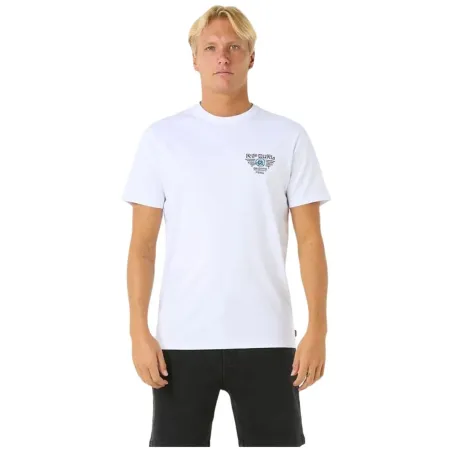 Футболка с коротким рукавом мужская Rip Curl Desti Animals Tee Белый
