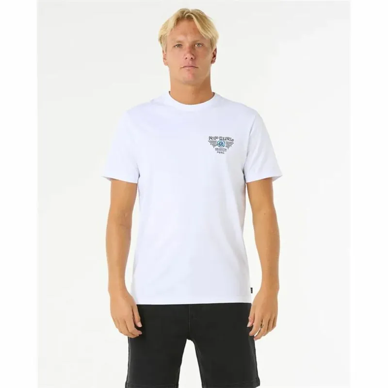 Футболка с коротким рукавом мужская Rip Curl Desti Animals Tee Белый