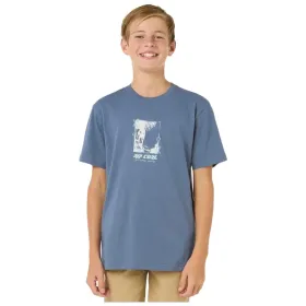 Child's Short Sleeve T-Shirt Rip Curl Raw Energy Frame Tee