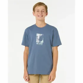 Child's Short Sleeve T-Shirt Rip Curl Raw Energy Frame Tee