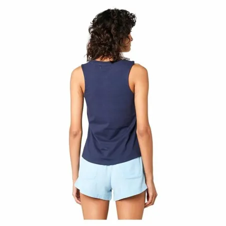 Lühikeste varrukatega T-särk, naiste Rip Curl Re-Entry Crew Tee Meresinine