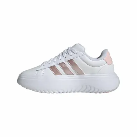 Naiste treeningkingad Adidas Grand Court Platform Valge