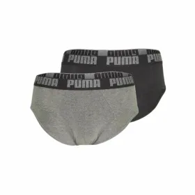 Alushousupakkaus Puma Basic Harmaa 2 Kappaletta