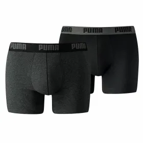 Apatinių kelnaičių rinkinys Puma Basic Pilka Boxer 2 Dalys