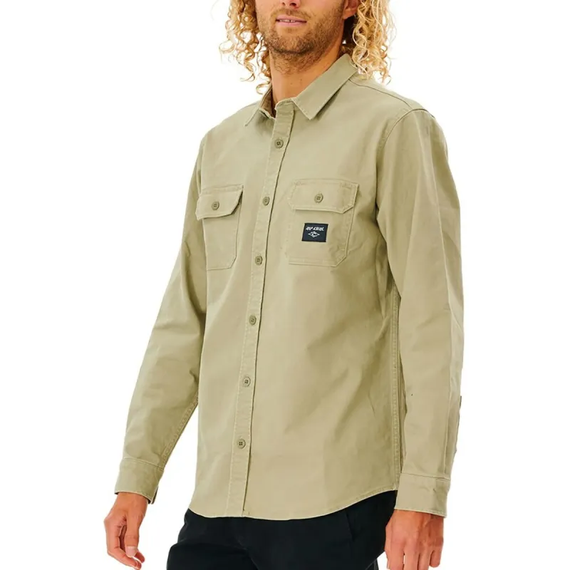 Рубашка с длинным рукавом мужская Rip Curl Epic Бежевый