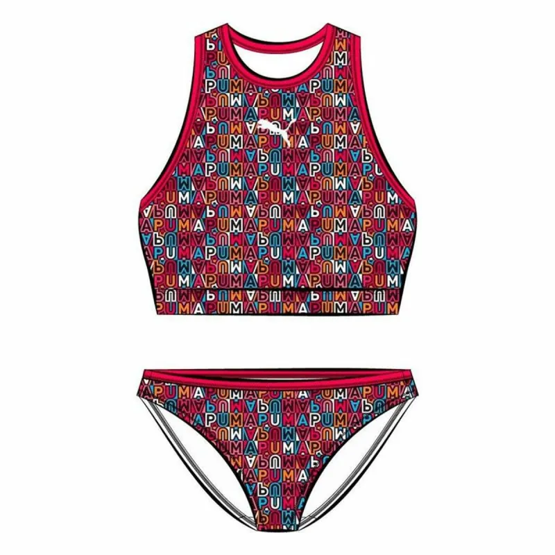 Tüdrukute Bikiinipüksid Puma Printed Set Punane