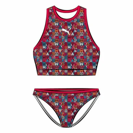 Maudymosi Kelnaites Mergaitėms Puma Printed Set Raudona