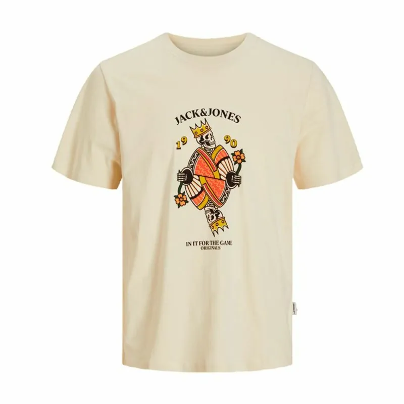 Krekls ar Īsām Piedurknēm Bērniem Jack & Jones Joranatomy Skull Ss Crew Neck