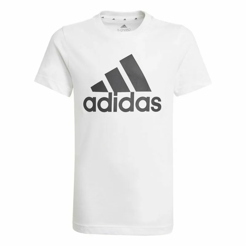 Lyhythihainen paita Adidas Essentials Valkoinen