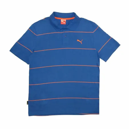 Vyriški polo marškinėliai su trumpomis rankovėmis Puma Jacquard Mėlyna