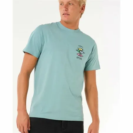 Футболка с коротким рукавом мужская Rip Curl Search Icon Tee Синий