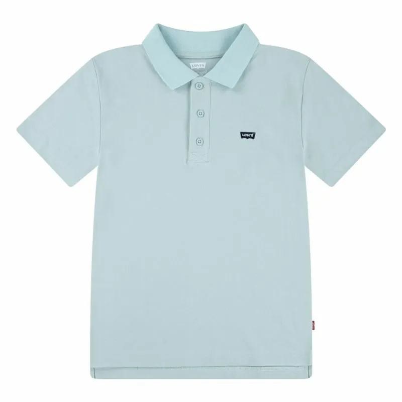 Vaikiški polo marškinėliai su trumpomis rankovėmis Levi's Lvb Back Neck Tape Mėlyna