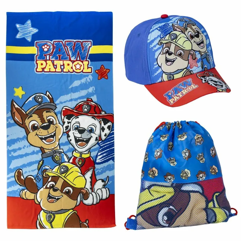 Rannarätik The Paw Patrol Sinine 27 x 33 x 7 cm 3 Tükid, osad