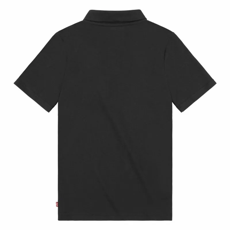 Vaikiški polo marškinėliai su trumpomis rankovėmis Levi's Lvb Back Neck Tape Juoda