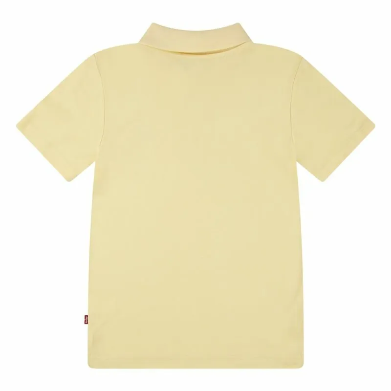 Поло с коротким рукавом детское Levi's Lvb Back Neck Tape Жёлтый