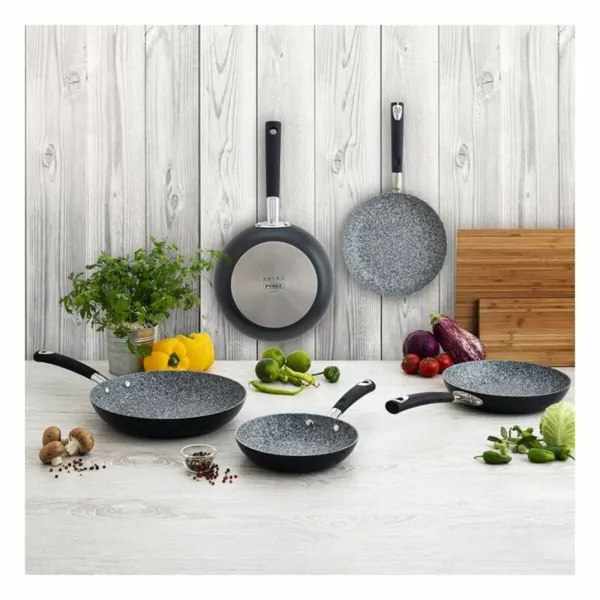 Keptuvė nelimpančiu dugnu Pyrex Artic Pilka Metalinis Plienas