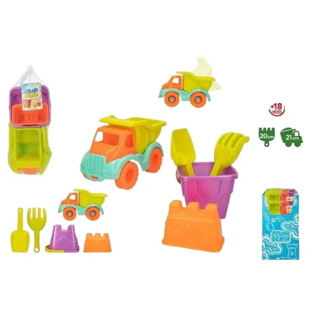 Paplūdimio žaislai Colorbaby Savivartis sunkvežimis 21 cm 5 Dalys