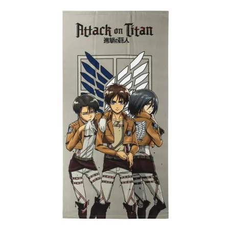 Paplūdimio rankšluostis Attack on Titan 70 x 140 cm